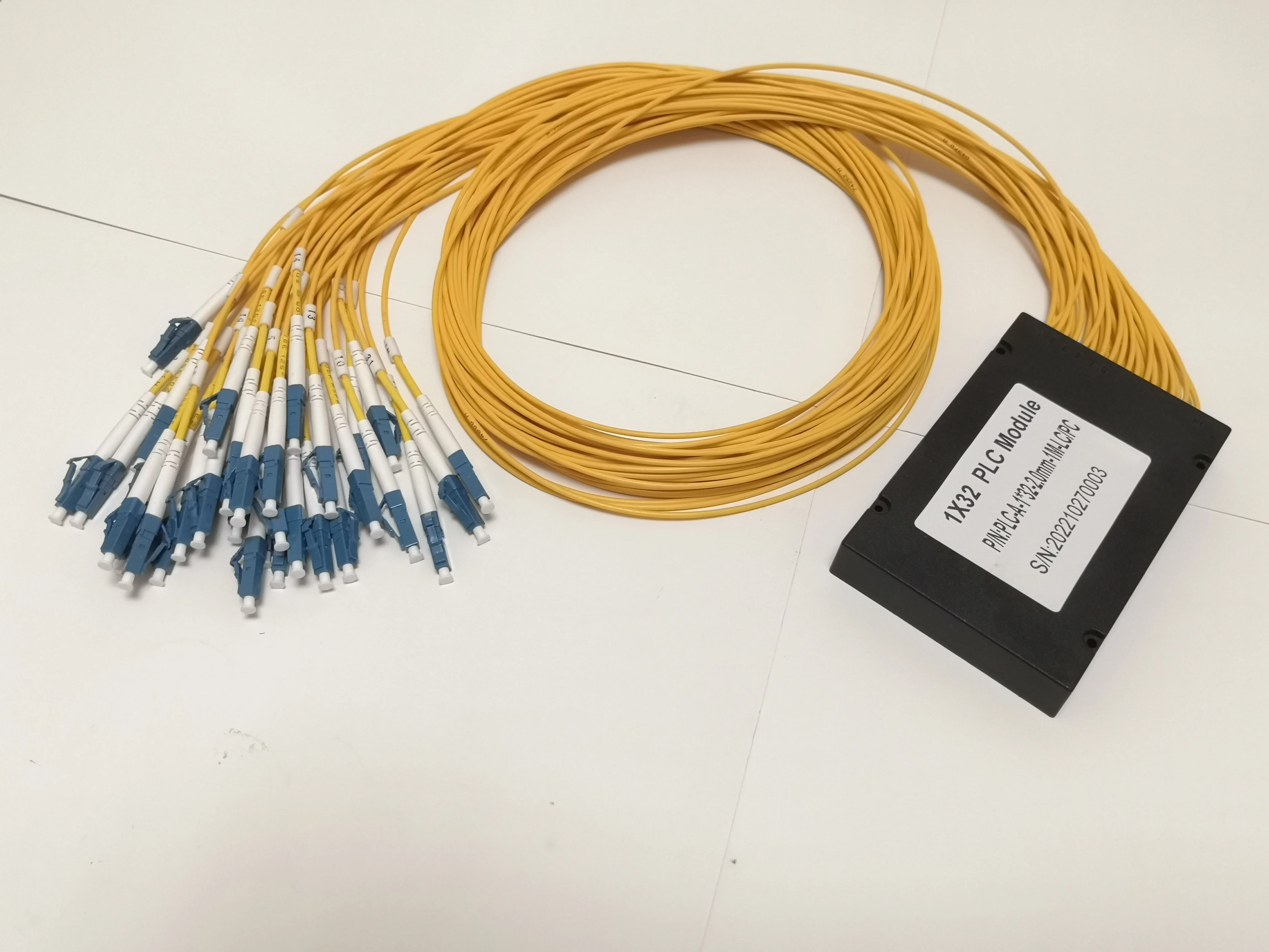 GEPON Splitter 1×32 PLC Splitter with ABS box, SC, FC, LC, E2000 connector