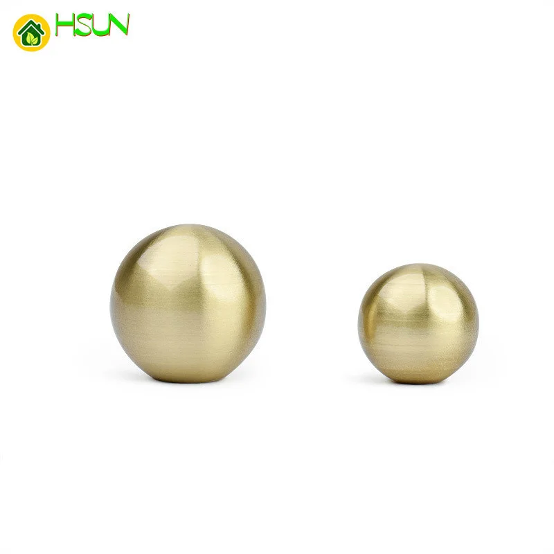 1 шт. Золотые круглые латунные ручки для шкафа и винтажные выдвижных ящиков |