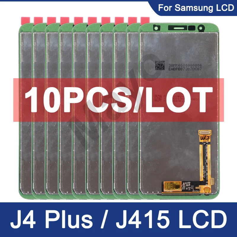 10 шт./лот 100% оригинальный 6 0 ''ЖК-дисплей для Samsung Galaxy J4 + 2018 Plus J415 J415F J410