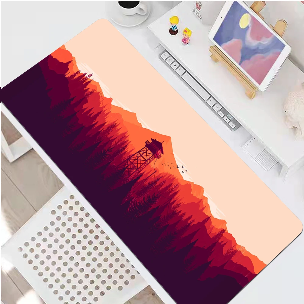 

Deep Forest Fireproof XXL Mouse Pad Laptop Gamer Mouse Pad Gaming Mouse Pad Large Overlock Keyboard Oversized Deak Mat