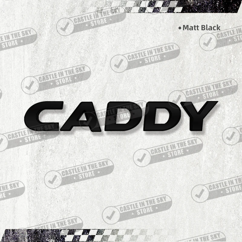 

3D наклейка на автомобиль с надписью Caddy, эмблема MK3, MK4, MK5, MK6, металлическая задняя наклейка, наклейка с логотипом, аксессуары для букв