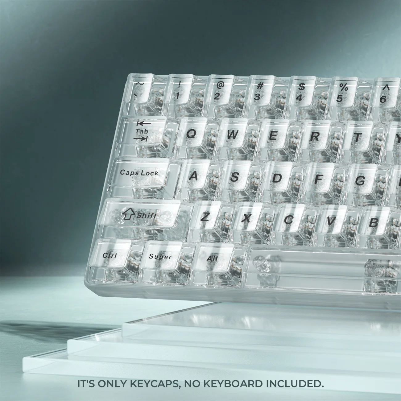 Прозрачные колпачки для клавиш XVX набор прозрачных колпачков 124 ключей с профилем