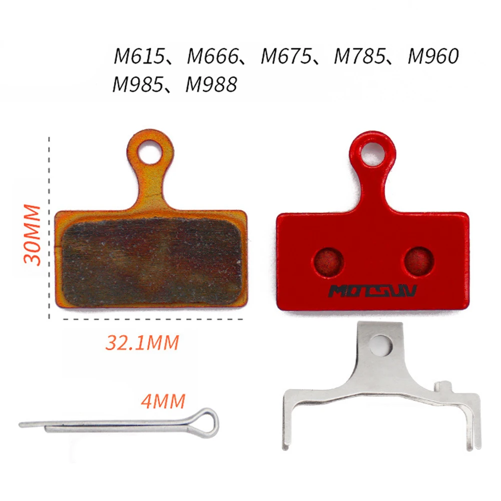 

1 Pair Bike Disc Brake Pads Bicycle Disc Brake Replacement Pads For-Shimano G01A G01S XTR SLX M987 M615 Cycling Parts Accessory
