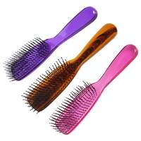 1pc crystal color smooth hair comb massage portable hair salon beauty comb household massage hair comb barber accessories