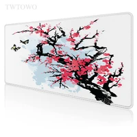 japanese cherry blossoms sakura mouse pad gamer xl large new computer mousepad xxl office anti slip soft computer mouse mat