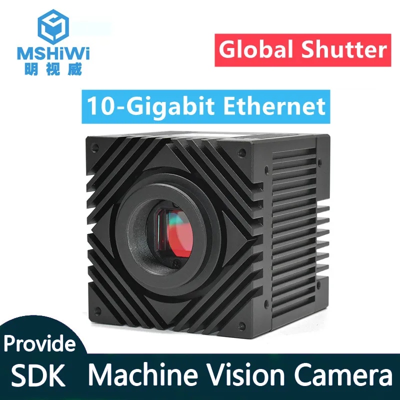 

Супер-скоростная камера GigE Vision s 10 Gigabit Ethernet, промышленная камера с SDK OpenCV Python для обработки изображений
