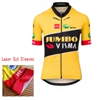 2022 высококачественная команда Jumbo Visma Italia лазерная вырезка рукава велоспорт джерси летняя велосипедная ткань MTB Ropa Ciclismo велосипедная майка