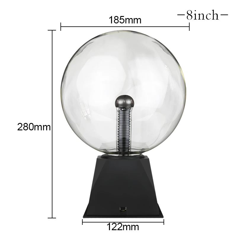 

Плазменная лампа Plasma Ball 3/4/5/6/8 дюймов