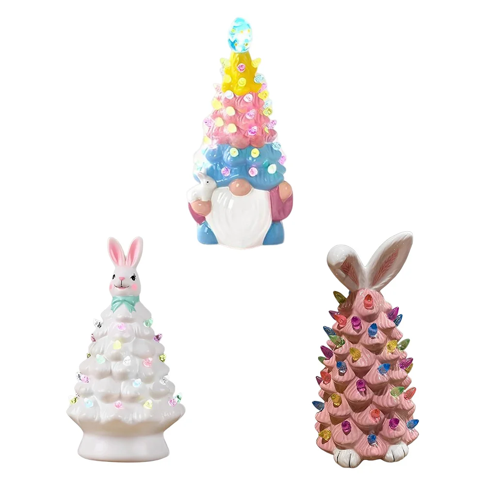

Garland Christmas Decorations Pink Bunny Tree Easter Decorations For Indoor Spring Home Bedroom Office Decor Ornament Bulk