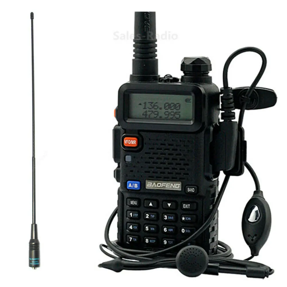 

Baofeng UV-5R 5W Dual Band VHF/UHF FM Walkie Talkie Radios Nagoya NA-771 Antenna