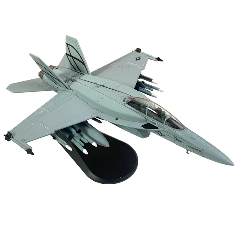1/100 армия США F/A-18F F-18 Ultimate Hornet F18 корабельный истребитель готовая литая под