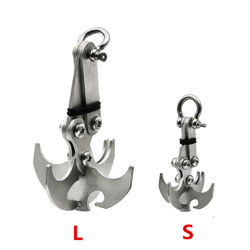 

1Pc 8.5*4.7cm/15*8.9cm Claw Hook Stainless Steel Mountaineering Hook Bottle Opener For Outdoor Sports Home Furnishing Camping