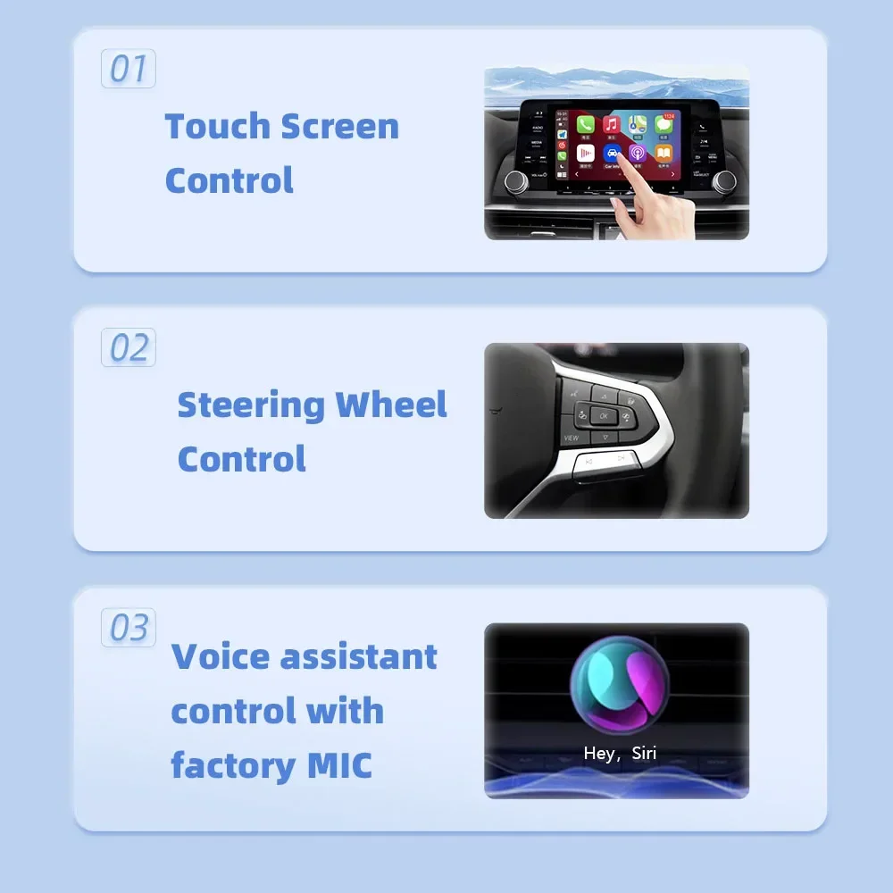 Проводной к беспроводному адаптеру CarPlay Android auto 2в1 AI Box Carplay 5G Wi-Fi Bluetooth 5.0 Auto