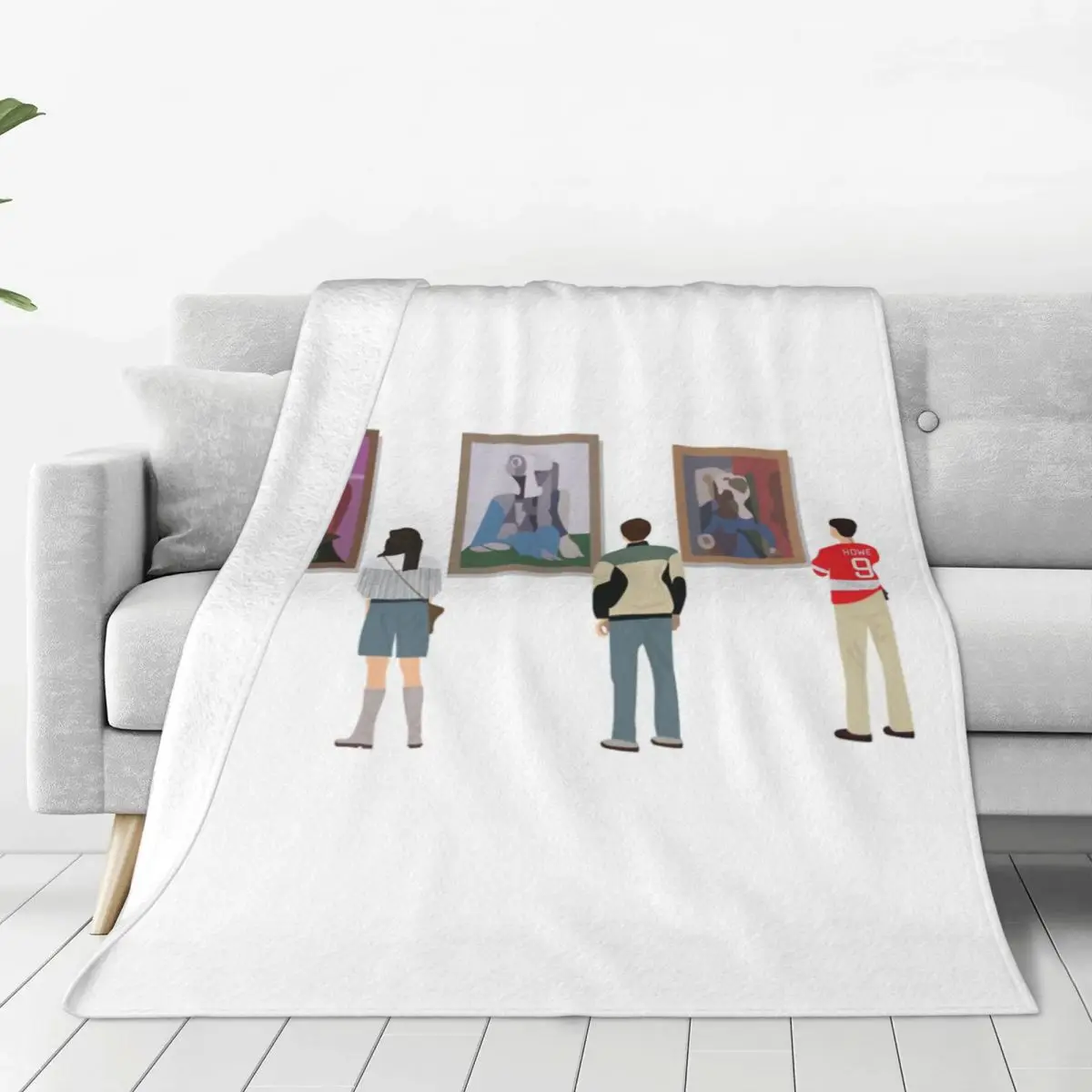 

Ferris Bueller Bedspread Vintage Bedspread Queen Throw Blanket the creative Minimalistic design picnic camping blanket fluffy