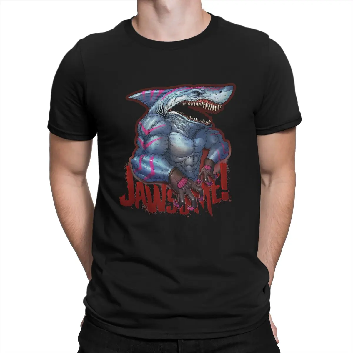 

Jawesome Design Hip Hop TShirt Street Sharks Jab Animated Leisure T Shirt Summer T-shirt For Men Women