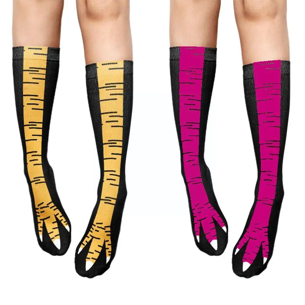 

Летние дышащие носки с 3D-принтом в виде куриных ножек