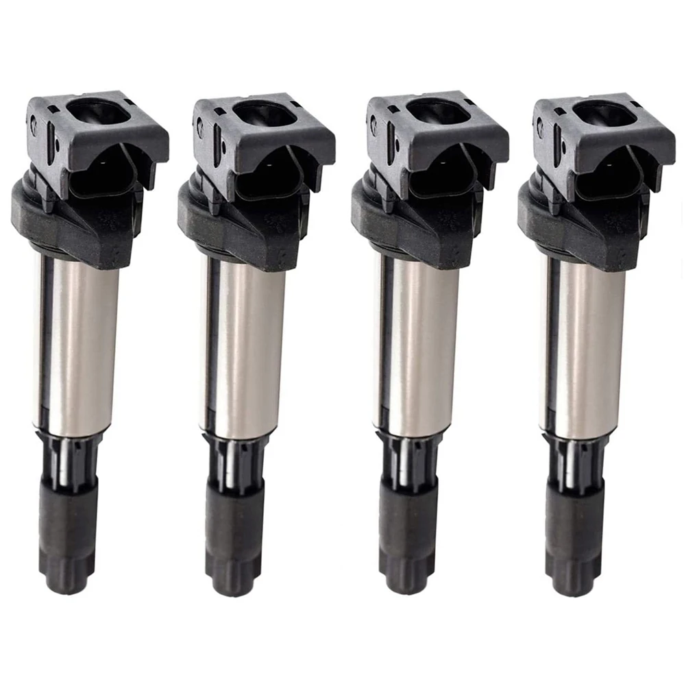 

4Pcs Ignition Coil for-BMW-3 5 7 Series X3 X5 X7 E46 E60 E65 Coil Ignition 0221504100 12137551260 12131712219