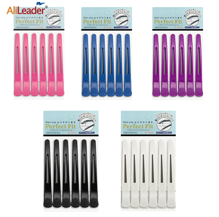 

"Crocodile Hair Clips 6Pcs/Lot Pro Alligator Clips For Hair Styling Sectioning Plastic Duck Bill Hairpin Hairdressing Hair Clips