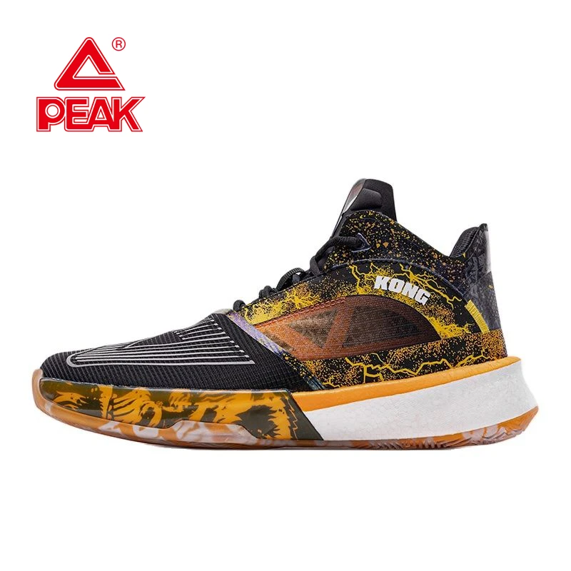 PEAK Basketball Shoes TAICHI BIG TRIANGLE GODZILA vs.KONG Men Sneakers Sports Lightweight Basketball Shoes Original E12911A
