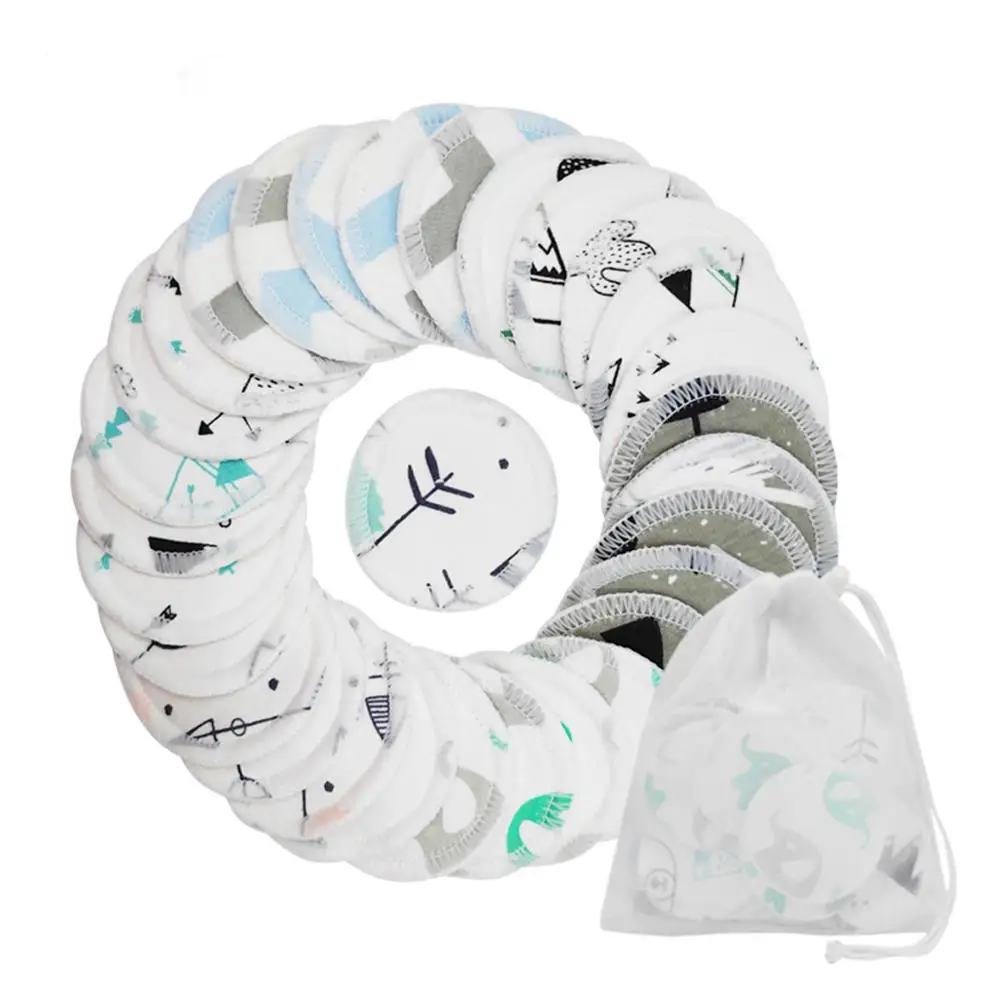 

12 шт., многоразовые подушечки для снятия макияжа