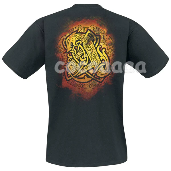 

Amon Amarth рок брендовая мужская рубашка 3D высокое качество ММА фитнес панк тяжелый темный металл 100% хлопок викингов уличная Винтажная Футболка
