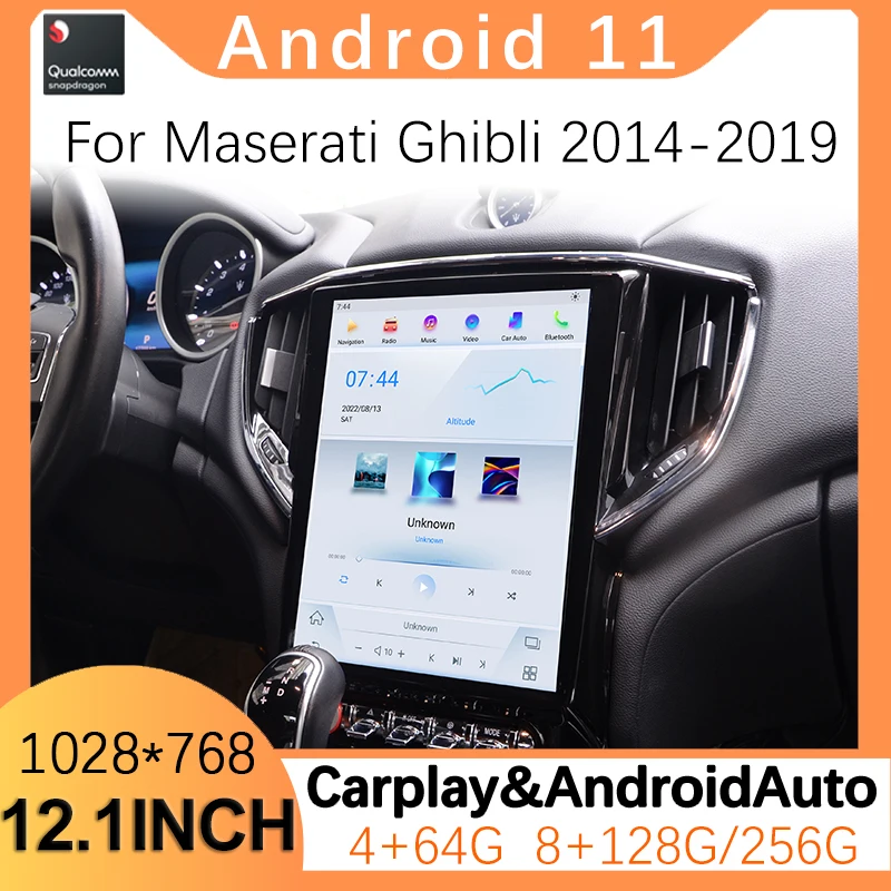 Автомобильный мультимедийный DVD стерео радиоприемник для Maserati ghiсот 2014-2019