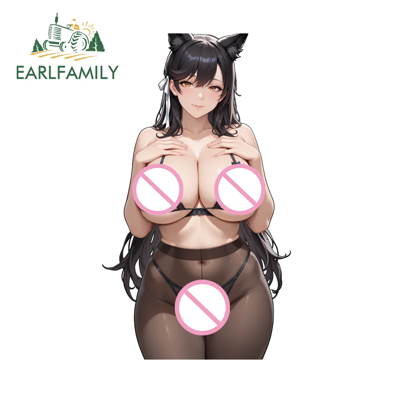 

EARLFAMILY Azur Lane IJN Atago Naked NSFW автомобильные наклейки забавные мультяшные наклейки водонепроницаемый декор граффити JDM