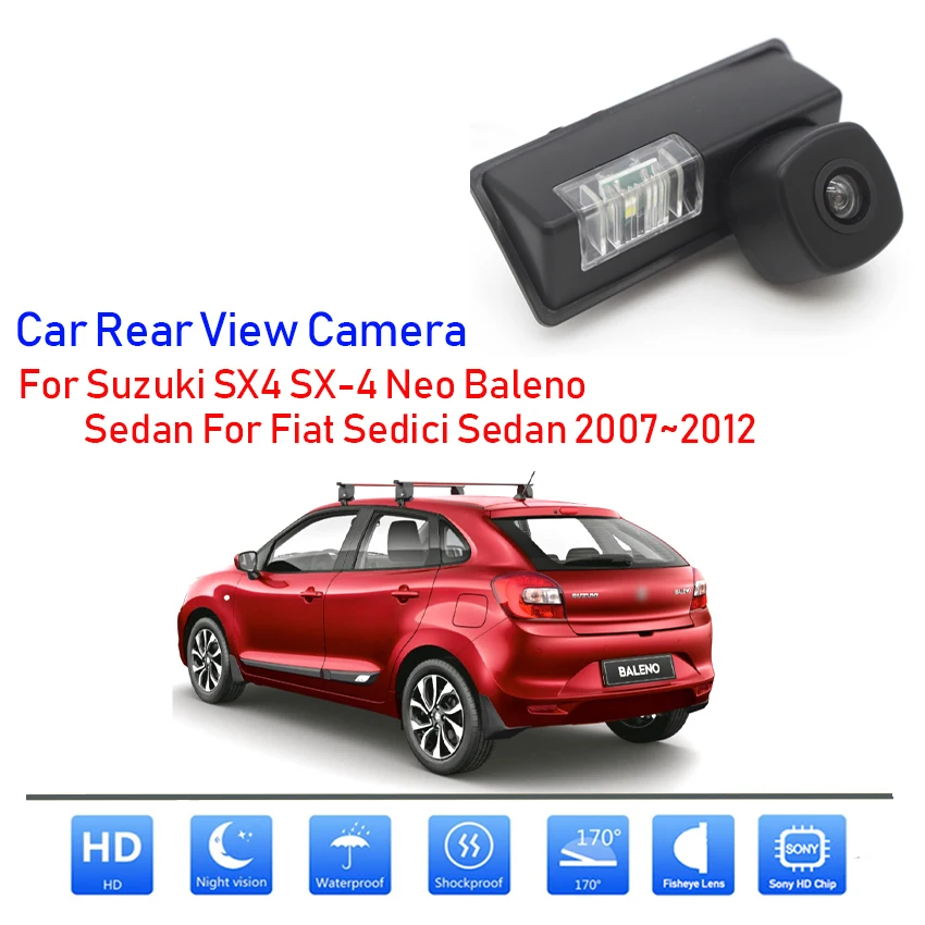 

Night Vision Car Reverse Backup Rearview Parking Rear View Camera HD For Suzuki SX4 SX-4 Neo Baleno Sedan For Fiat Sedici Sedan