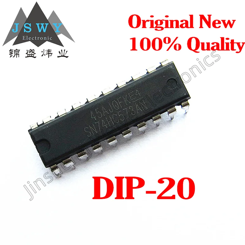 

5PCS SN74HC573AN DIP-20 74HC573 Eight-bit three-state output trigger logic chip 100% brand new original in stock Free shipping