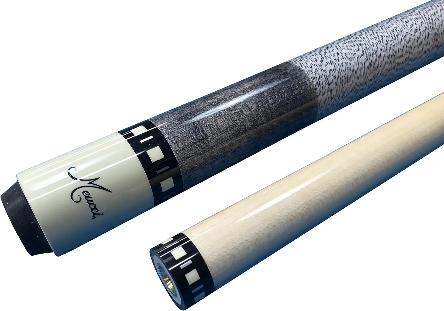 

Handcrafted Billiards Pool Cue Stick - Smoke Grey Stain + Hard CASE