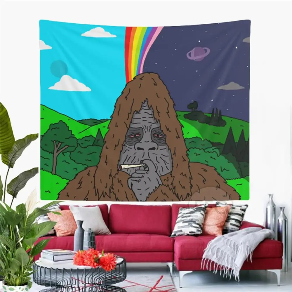 

The Big Lez Show Wall Hanging Tapestry Sassy Smoking Meme Tapestry Aesthetic Tapestries Teen Room Decoraton Table Cover Tapiz