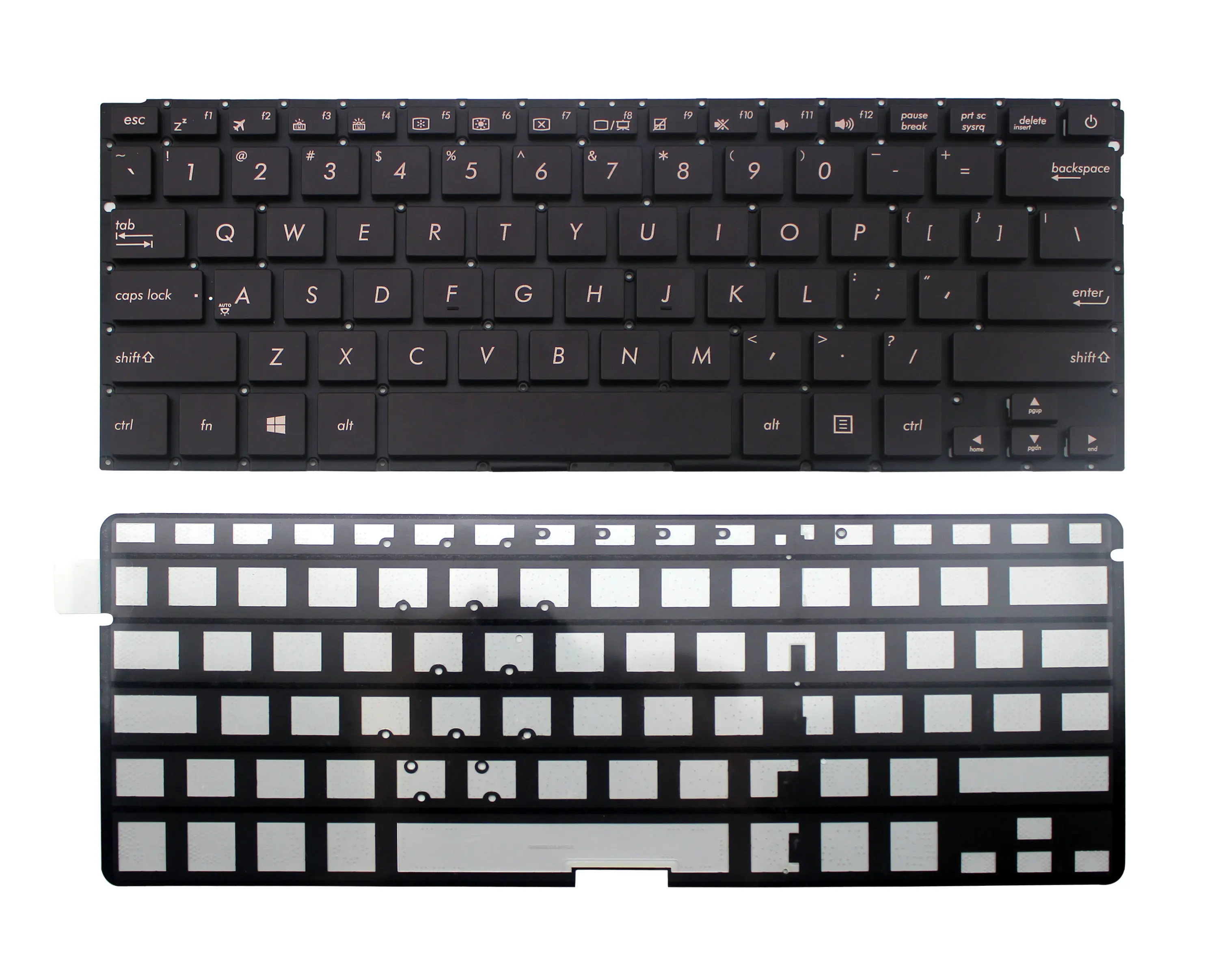 Новая Черная английская клавиатура с подсветкой LARHON для ASUS UX310 UX310UA UX310UQ UX3410U UX3410UA