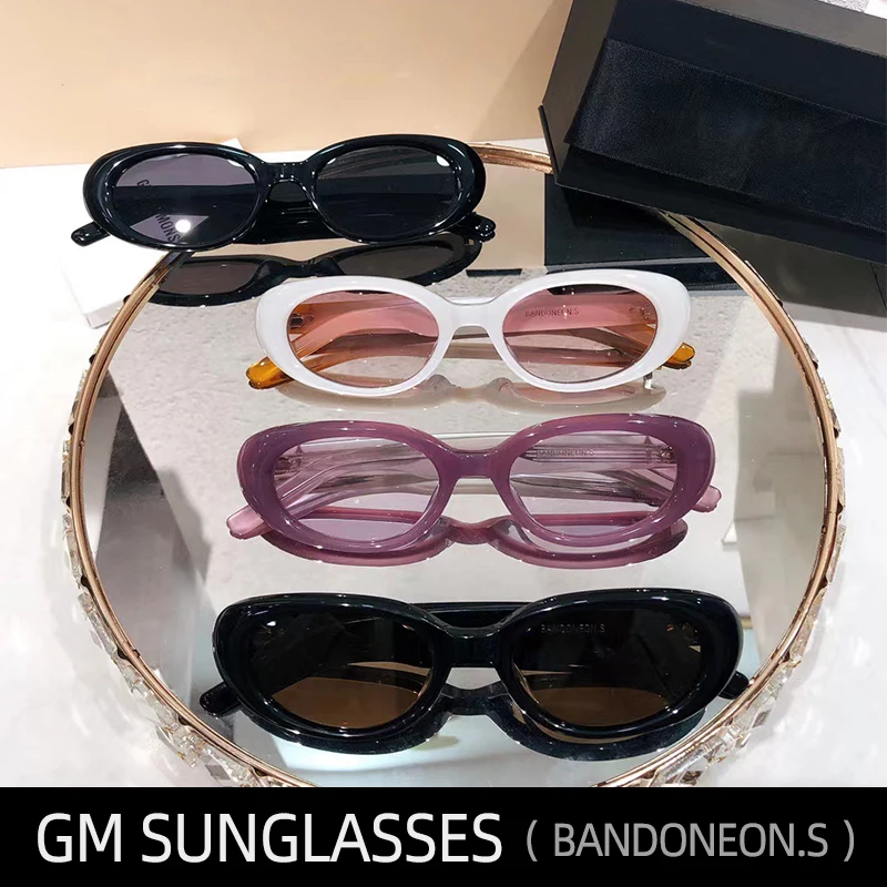 

Bandoneon S Gentle MxxR Summer Beach Oval Sunglasses Korea Brand Design GM Women Men Travel Drive Glasses UV400 Protection