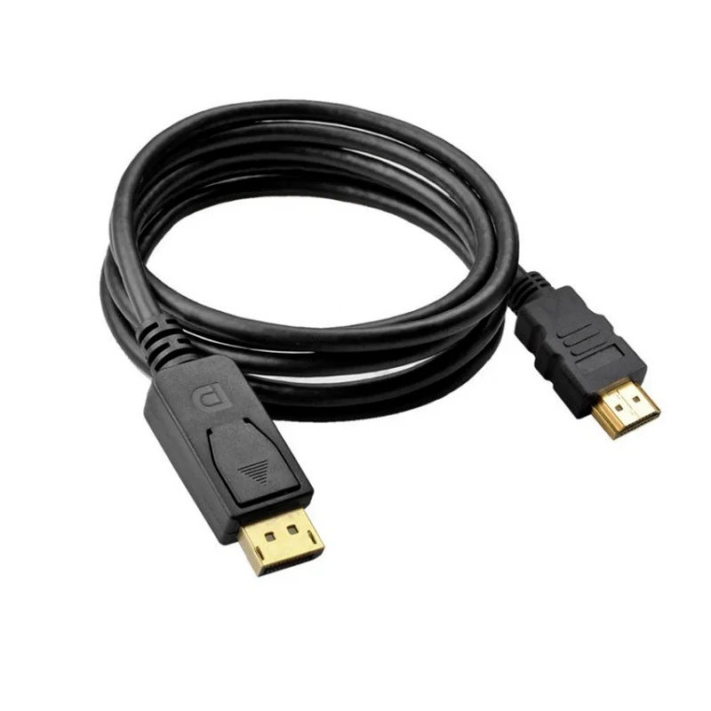 

Кабель с портом дисплея на HDMI-совместимый кабель 1,8 м 1080P порт дисплея DP на HDMI-совместимый кабель для подключения ноутбука к проекторам