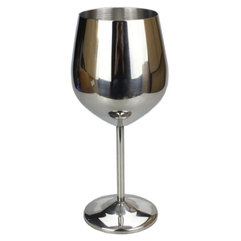 

500ML Stainless Steel Red Wine Glass Champagne Goblet Cup Drinking Mug For Kitchen Dining Bar Tool Home Supplies