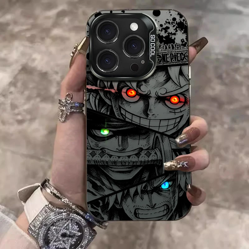 Фото Крутой чехол для телефона с персонажами One Piece (Луффи, Зоро, Санджи) для Samsung Galaxy S26 S25 S24 S23 S22 S21 S20 Note20 FE Ultra Edge Plus 4G 5G №2