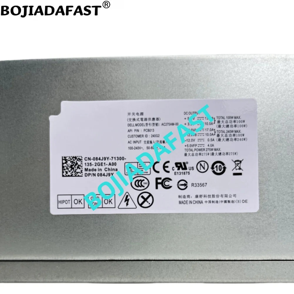 Фото Новый блок питания для компьютера ATX 24PIN мощностью 275 Вт, 100-240 В переменного тока, AC275AM-00 HU275AM-00 для DELL OPTILEX 3010 7010 9010 790 990 MT №2