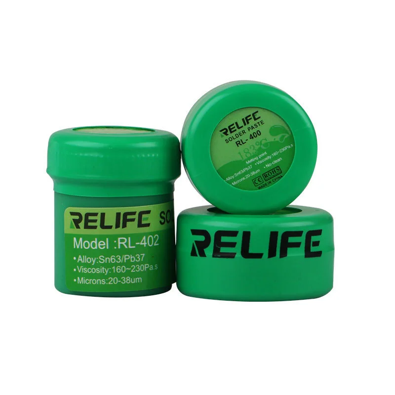 

1PC RELIFE Sn63/Pb67 Soldering Paste 183 Degree Medium Temperature Flux No-Clean Rosin for BGA SMT Reballing Welding Repair