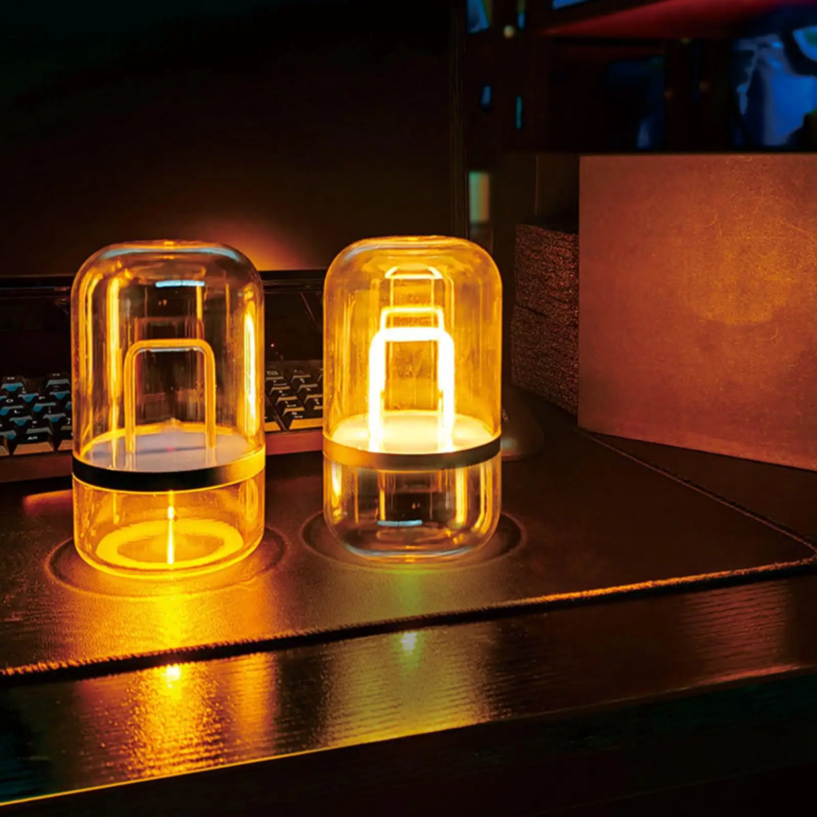 

Smart Remote Sensing LED Night Light Lamp Bedside Lighting Clear Lampshade for