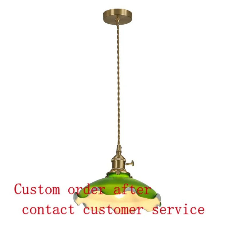 

Fashion design e27 luxury room nordic copper gold glass led chandelier modern grassbula light