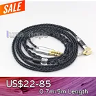 8-жильный кабель для наушников LN006991 с черным и серебряным покрытием для Hifiman Sundara Ananda HE1000se HE6se he400i he400se Arya He-35