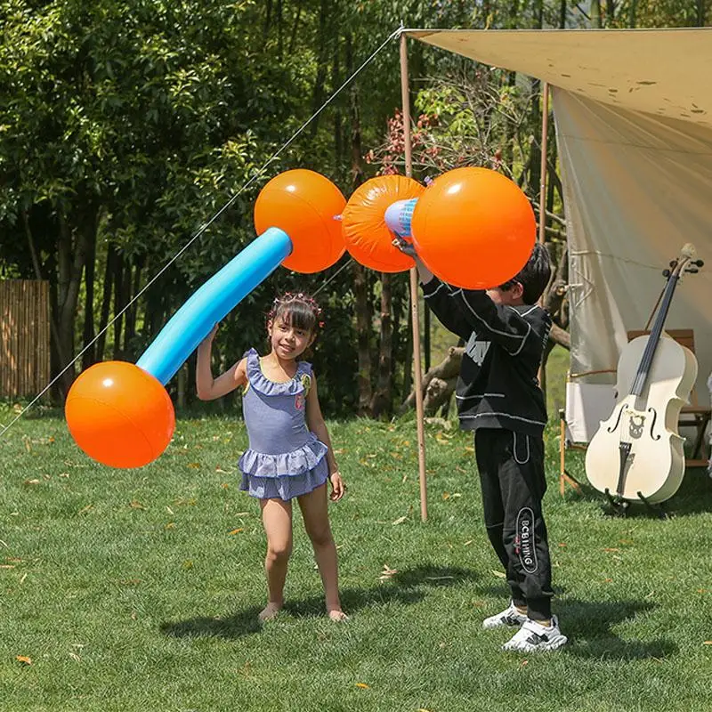 

Inflatable Battle Hammer Children's Weightlifting Toys Dumbbell Party Props Water Sport Equipment Inflatable Dumbbell Toys