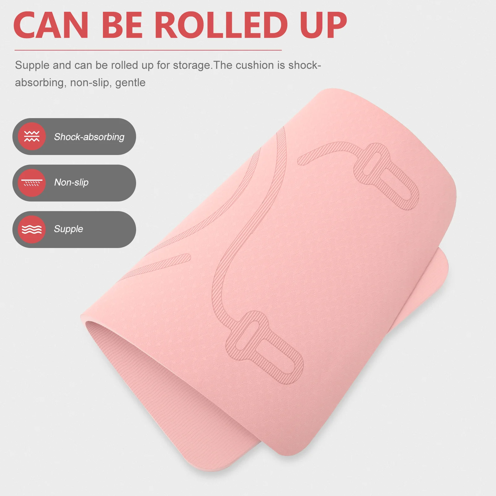 Коврик для прыжков со скакалкой ковер коврики упражнений пола нескользящие