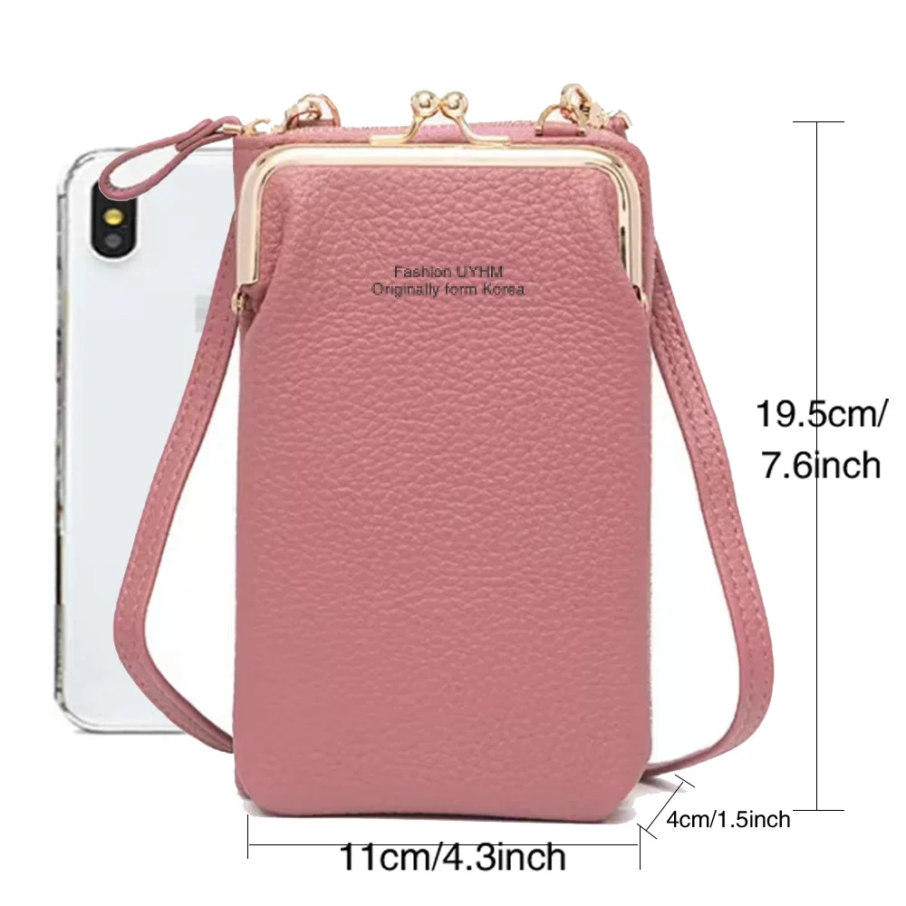 Women's Crossbody Bag Pu Leather Mini Shoulder Messenger Bags Ladies Phone Purse Card Pack Samurai Print Small Wallets for Girls