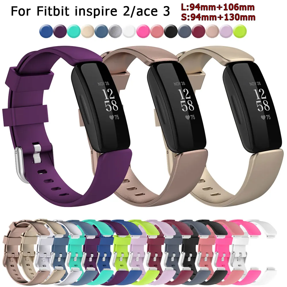 

Ремешок для часов Fitbit Inspire 2, аксессуары для умных часов, Гладкий Ремешок для часов Fitbit Ace3 Inspire2 Correa