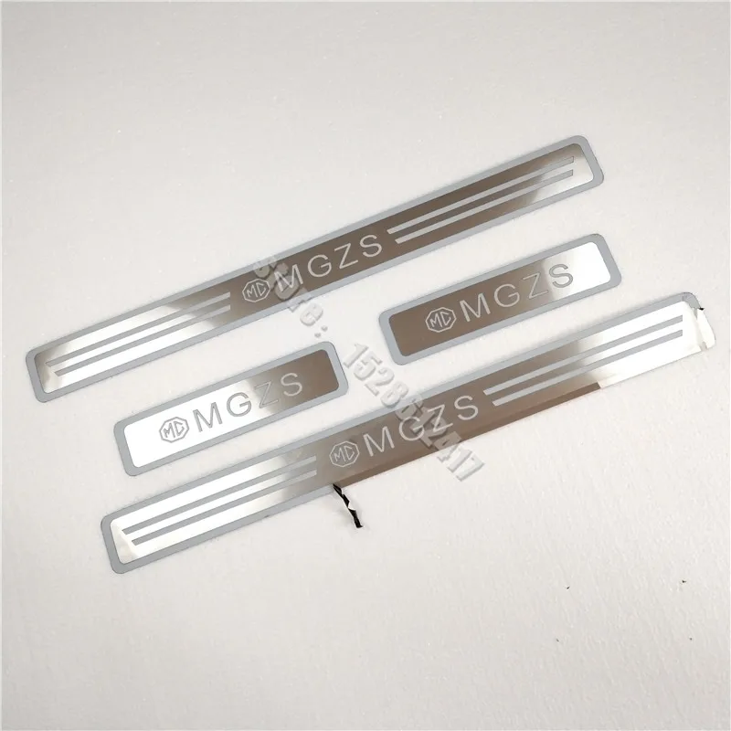 

For MG ZS 2017 2018 2019 - 2021 stainless steel Door Sill Scuff Plate Trims Threshold Kick Pedal Protect Car styling Accessories