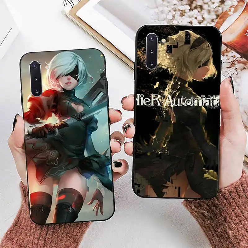 

Anime nier automata Phone Case for Redmi 8 9 9A for Samsung J5 J6 Note9 for Huawei NOVA3E Mate20lite cover