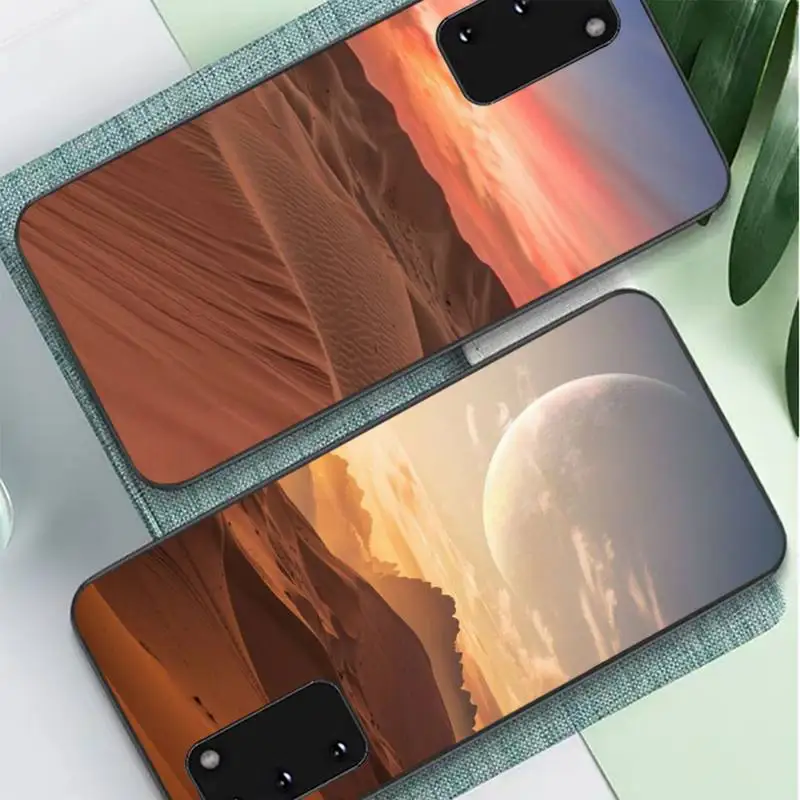 

Barren desert Phone Case for Samsung S10 21 20 9 8 plus lite S20 UlTRA 7edge