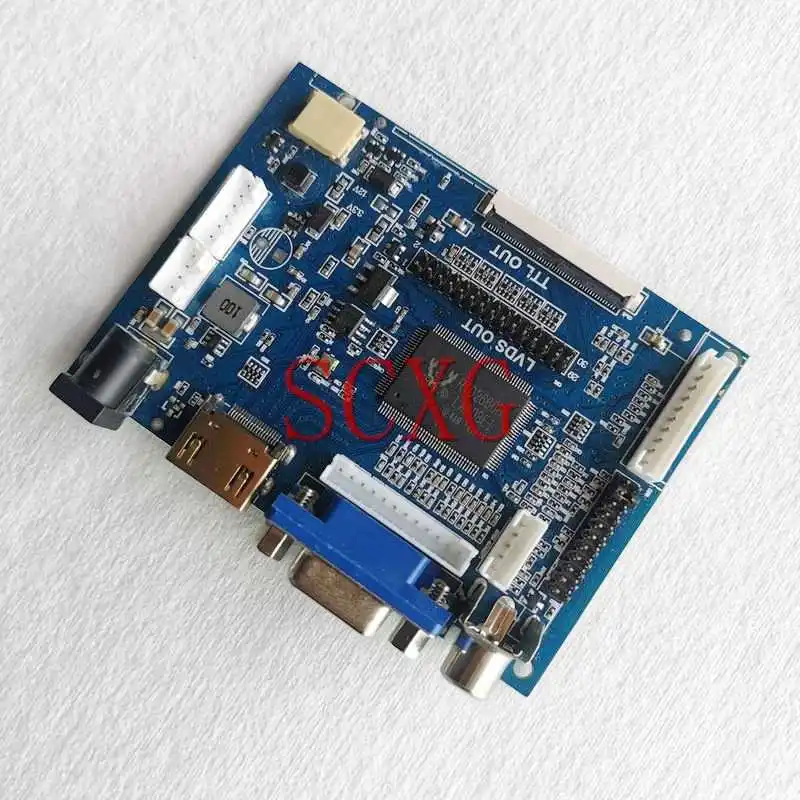 Плата контроллера для ЖК-монитора HT14X11, HT14X12, HT14X13, 20 контактов, LVDS 1CCFL, 14,1 дюйма, HDMI-совместимость, AV VGA, комплект для самостоятельной сборки 1024*...