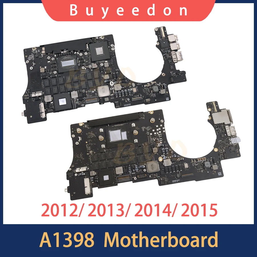 

Original Tested a1398 Motherboard For MacBook Pro Retina 15" A1398 Logic Board CPU i7 8GB 16GB 2012 2013 2014 2015 Years